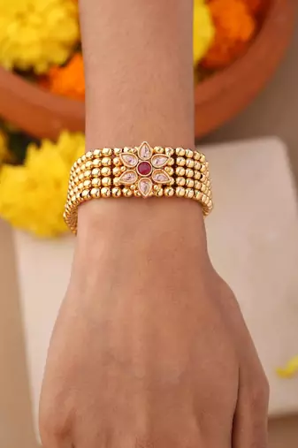 Simple Gold Plated Bracelet