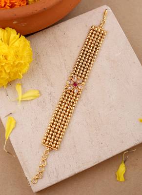 Simple Gold Plated Bracelet 6