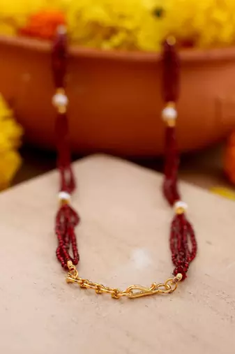 Red Kundan Necklace