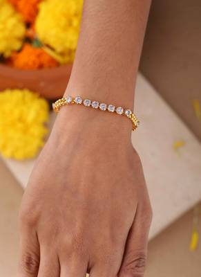 White Gold Plated Bracelet for Wedding 6