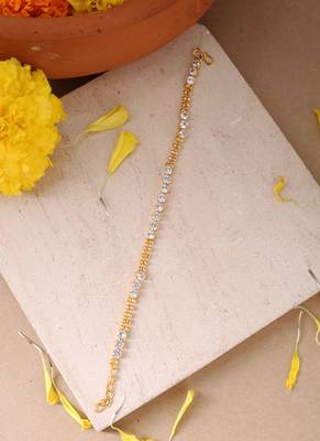 White Gold Plated Bracelet for Wedding 7