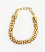 Modern Style & Designer hand bracelet in white pearl with Adjustable Kadi for Modern Girls Jewellery Bracelet