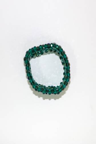 stylish adjustable teal bracelet