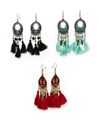 stylish tassel earrings combo 1
