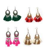 latest designer tassel earrings