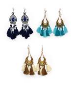 stylish tassel earrings pack of 4