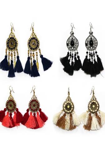 stylish party wear tassel earrings