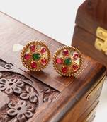 Gold Multicolor Studs