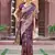 Purple Dola silk Soft Zari Border Paithani Style Multi Threads saree With Blouse