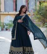 Readymade gown with dupatta sets for women 