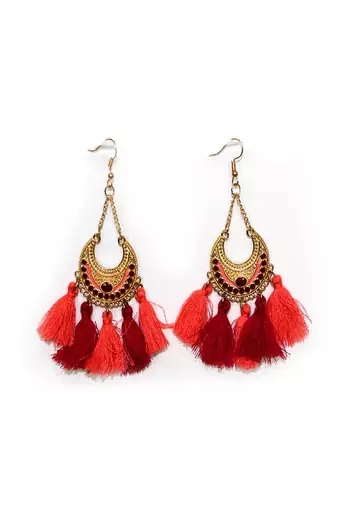 latest designer tassel earrings