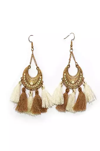 latest designer tassel earrings