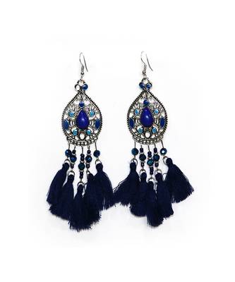 stylish tassel earrings pack of 4 4