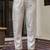 Trendmalls Off-White Chanderi Floral Embroidery Salwar Suit Kurta Pant with Dupatta Set