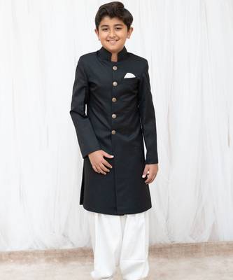 Black sherwani set 1