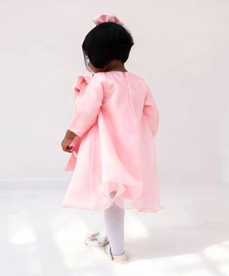 Baby pink organza dress 3