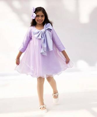 Lilac organza dress 1