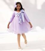 Lilac organza dress