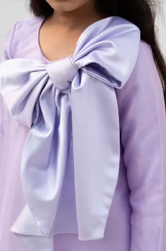 Lilac organza dress