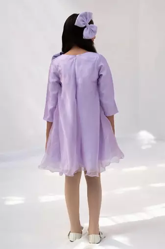 Lilac organza dress