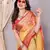 Gold wovenkanchipuram art silk handloom saree with blouse