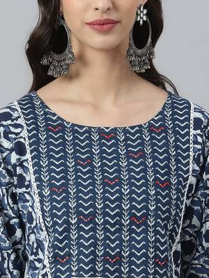 Noor Startup Women's Rayon Self Design D11 Ethnic Floral Printed A Line Kurti For Womens & Girls #JustGo4It 3