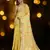 yellow organza zari woven saree with unstitched blouse piece