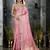 pink organza zari woven saree with unstitched blouse piece