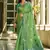 parrot green tissue silk woven saree with unstitched blouse piece