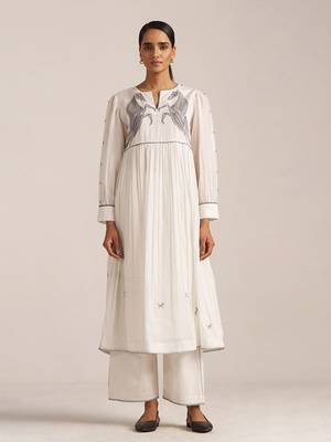 Milky white co-ord set 1