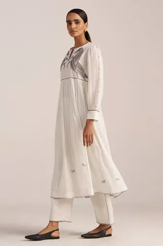 Milky white co-ord set