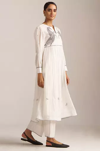 Milky white co-ord set