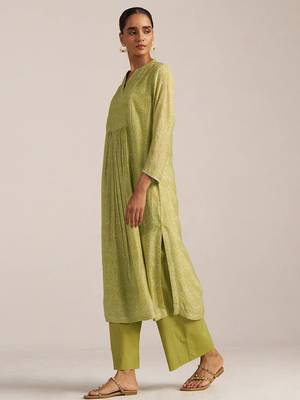 Golden green co-ord set 5