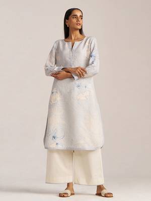 Zen blue and pristine linen co-ord set 1