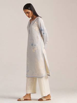 Zen blue and pristine linen co-ord set 2