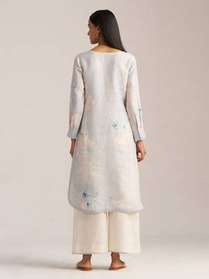 Zen blue and pristine linen co-ord set 4