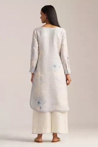Zen blue and pristine linen co-ord set