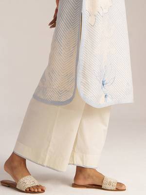 Zen blue and pristine linen co-ord set 5