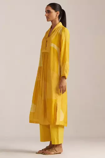 Yolk yellow Kurta set