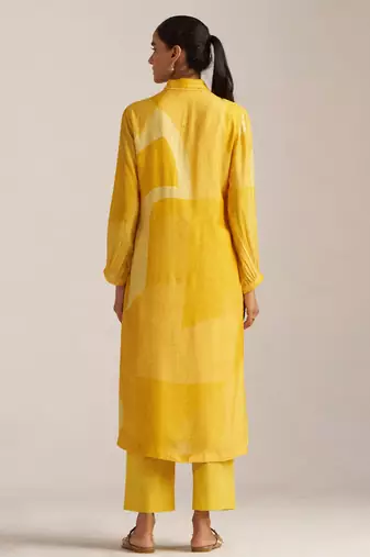 Yolk yellow Kurta set