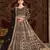 Black embroidery net anarkali suit