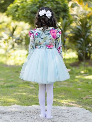 Blue rose dress 3