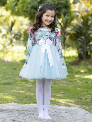 Blue rose dress 4