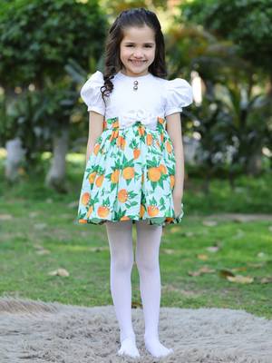 Citrus charm princess dress 1