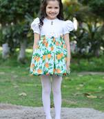 Citrus charm princess dress