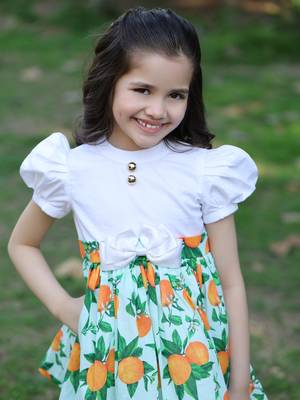 Citrus charm princess dress 5