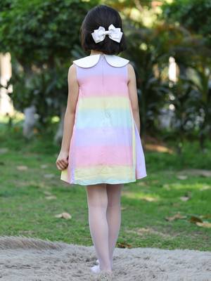 Rainbow dress     sleeveless 5