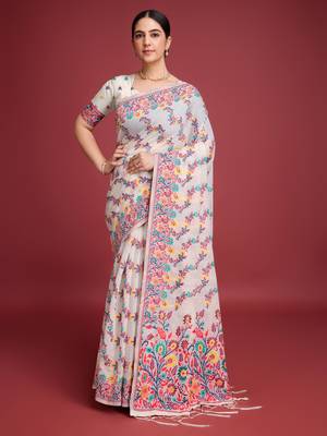 Red dhakai jamdani cotton saree 1