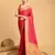Pink soft litchi art banarasi silk saree