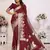 Maroon soft litchi art banarasi silk saree